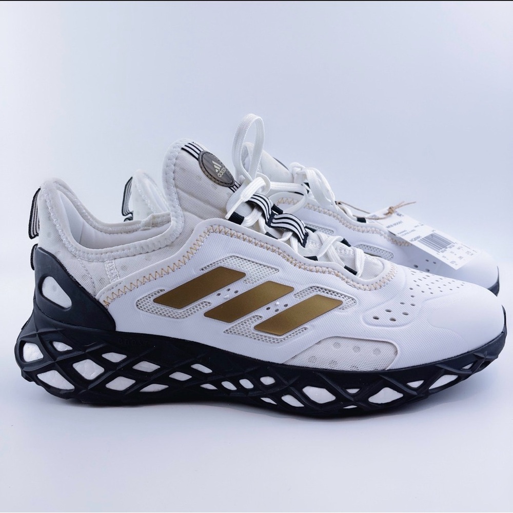Adidas Web Boost (Cloud White Gold Metallic Core Black)